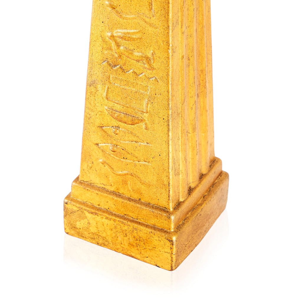 Gold Egyptian Obelisk