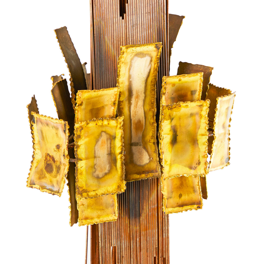 Copper and Brass Metal Sculpture