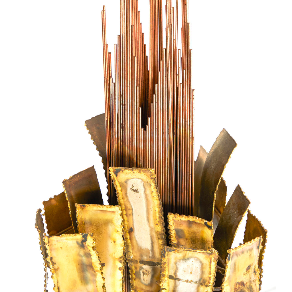 Copper and Brass Metal Sculpture