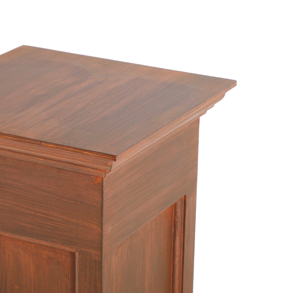 Tall Wood Pedestal
