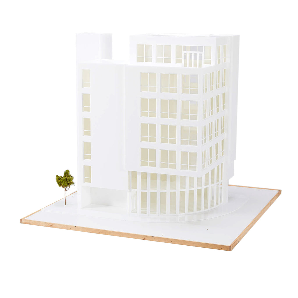 White Architectural Model of Building