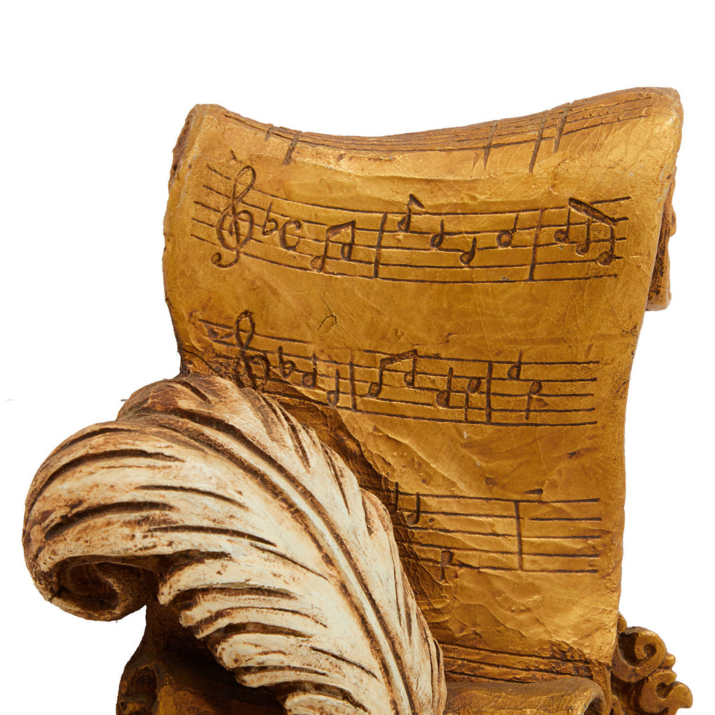 Quill and Music Composition Wall Art