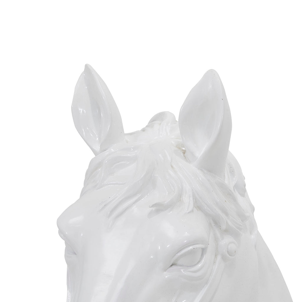 White Horse Head Wall Hanging
