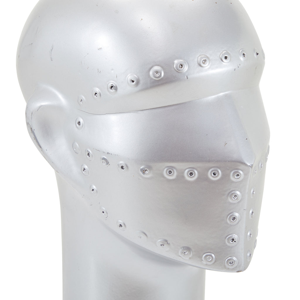 Silver Abstract Futuristic Bust