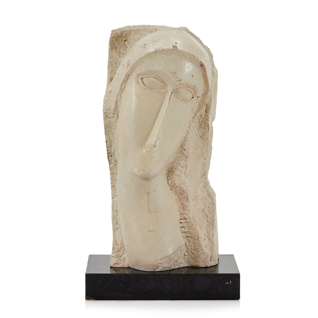 Modigliani-Style Female Bust