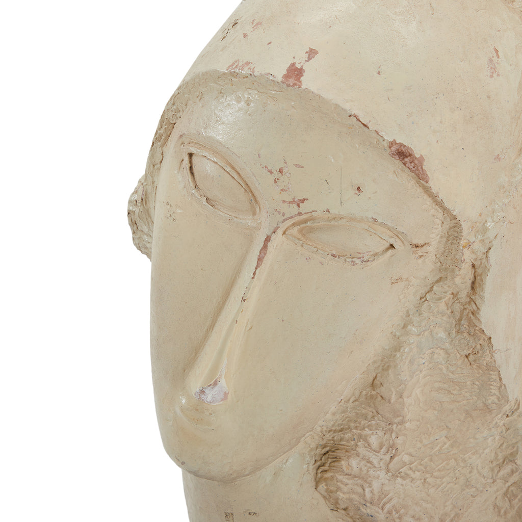 Modigliani-Style Female Bust