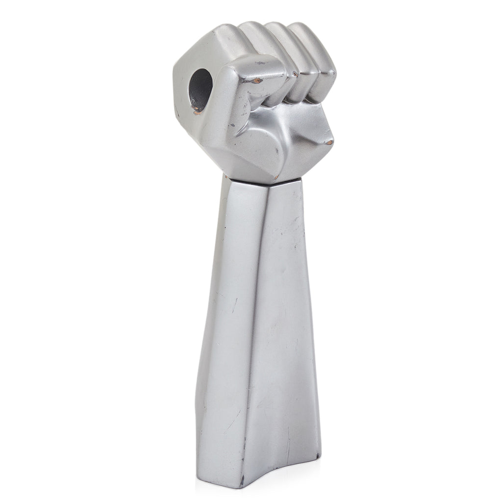 Silver Fist Sculpture