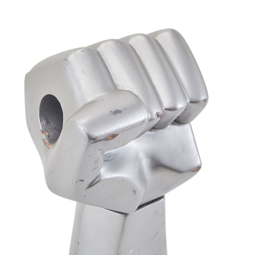 Silver Fist Sculpture