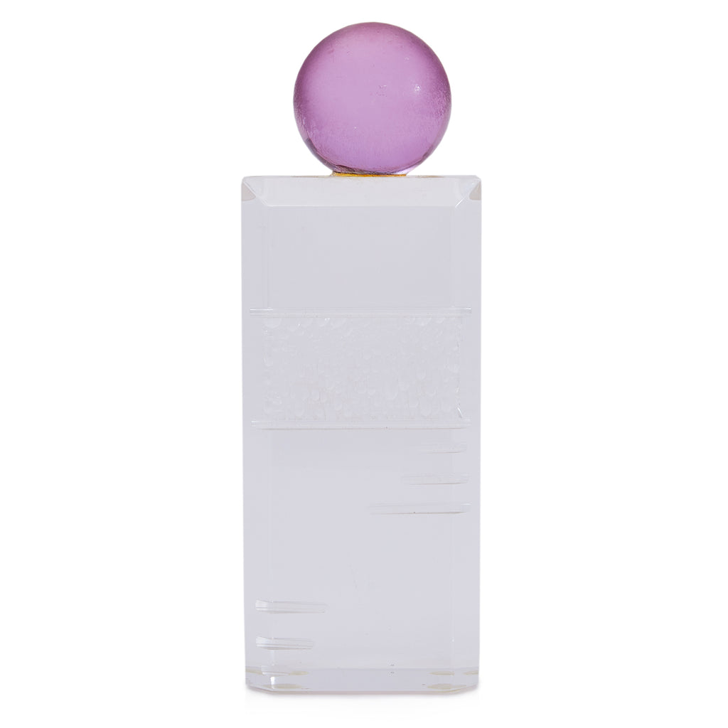 Purple Topped Abstract Acrylic Sculpture