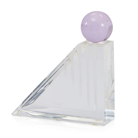 Purple Topped Ramp Acrylic Sculpture