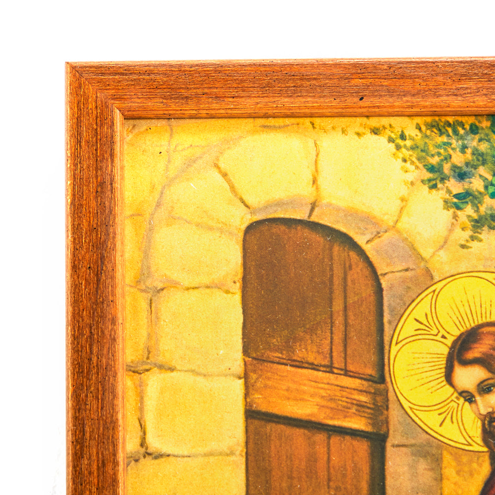 Hello, It's Jesus Knocking Framed Artwork