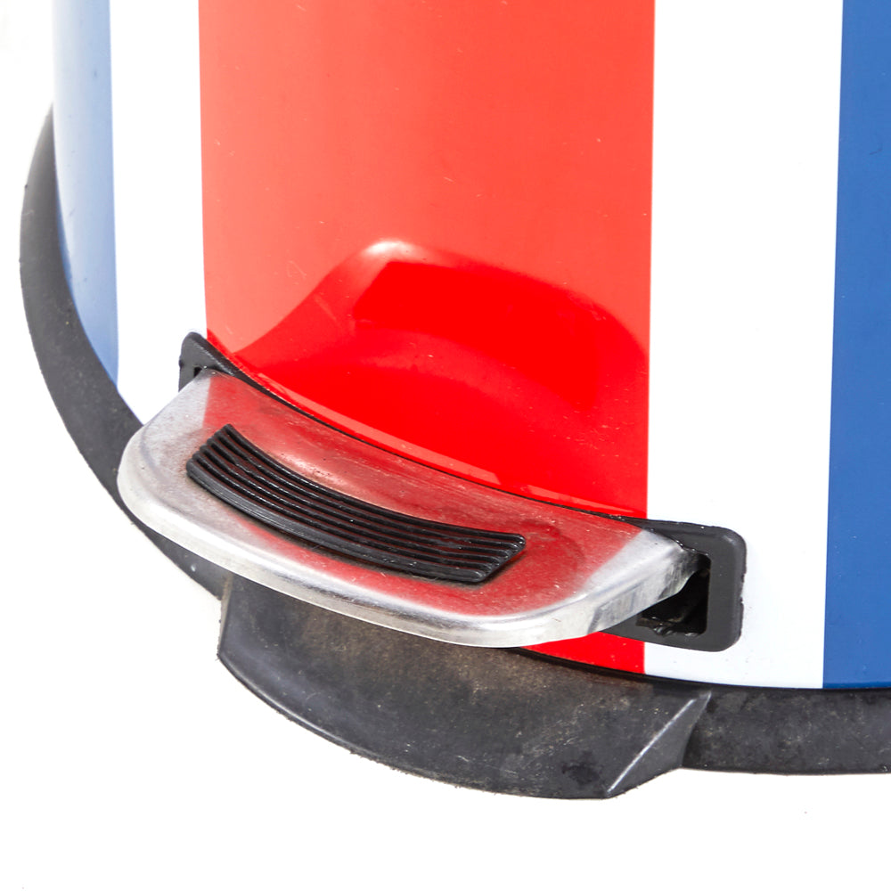 Union Jack Flag Trash Bin