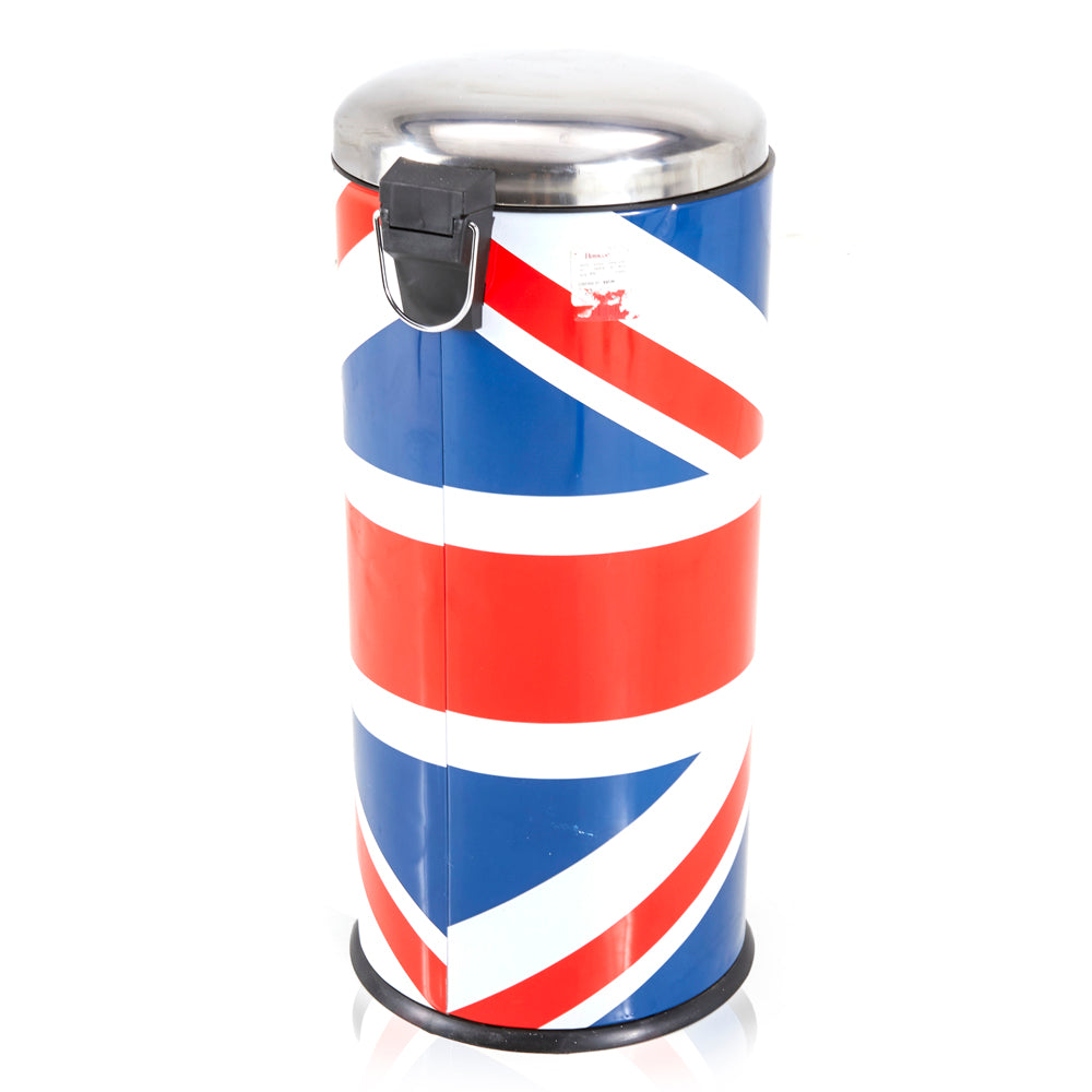 Union Jack Flag Trash Bin