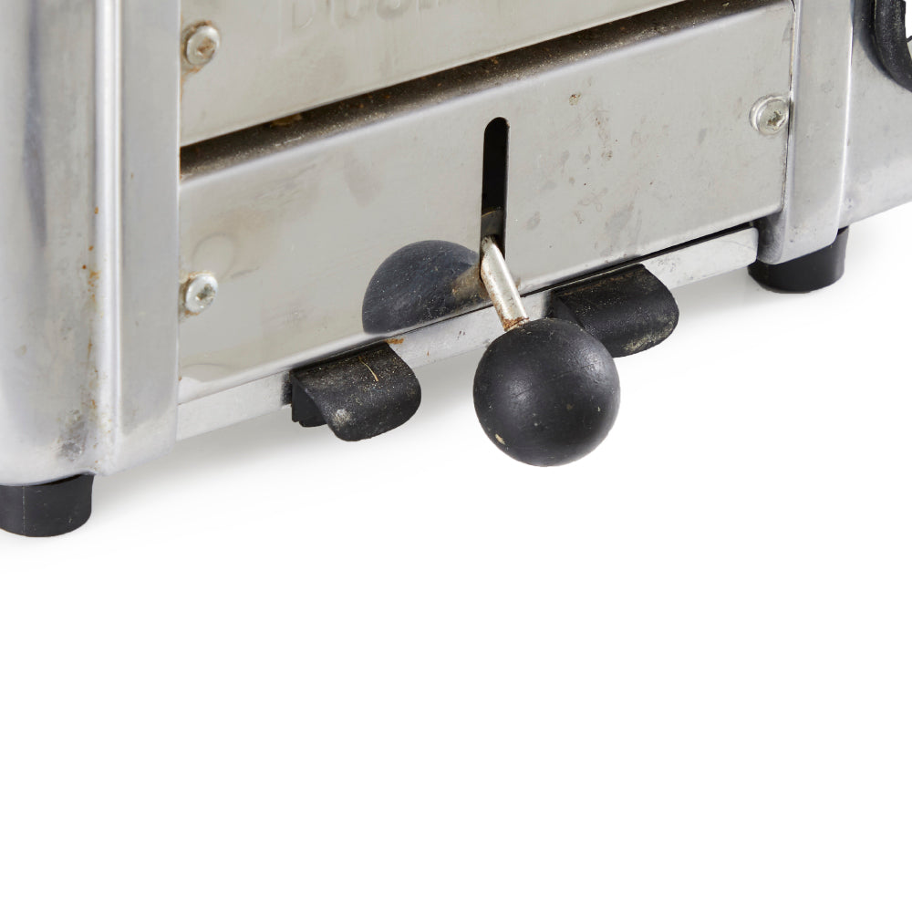 Silver Multi-Knobbed Vintage Toaster