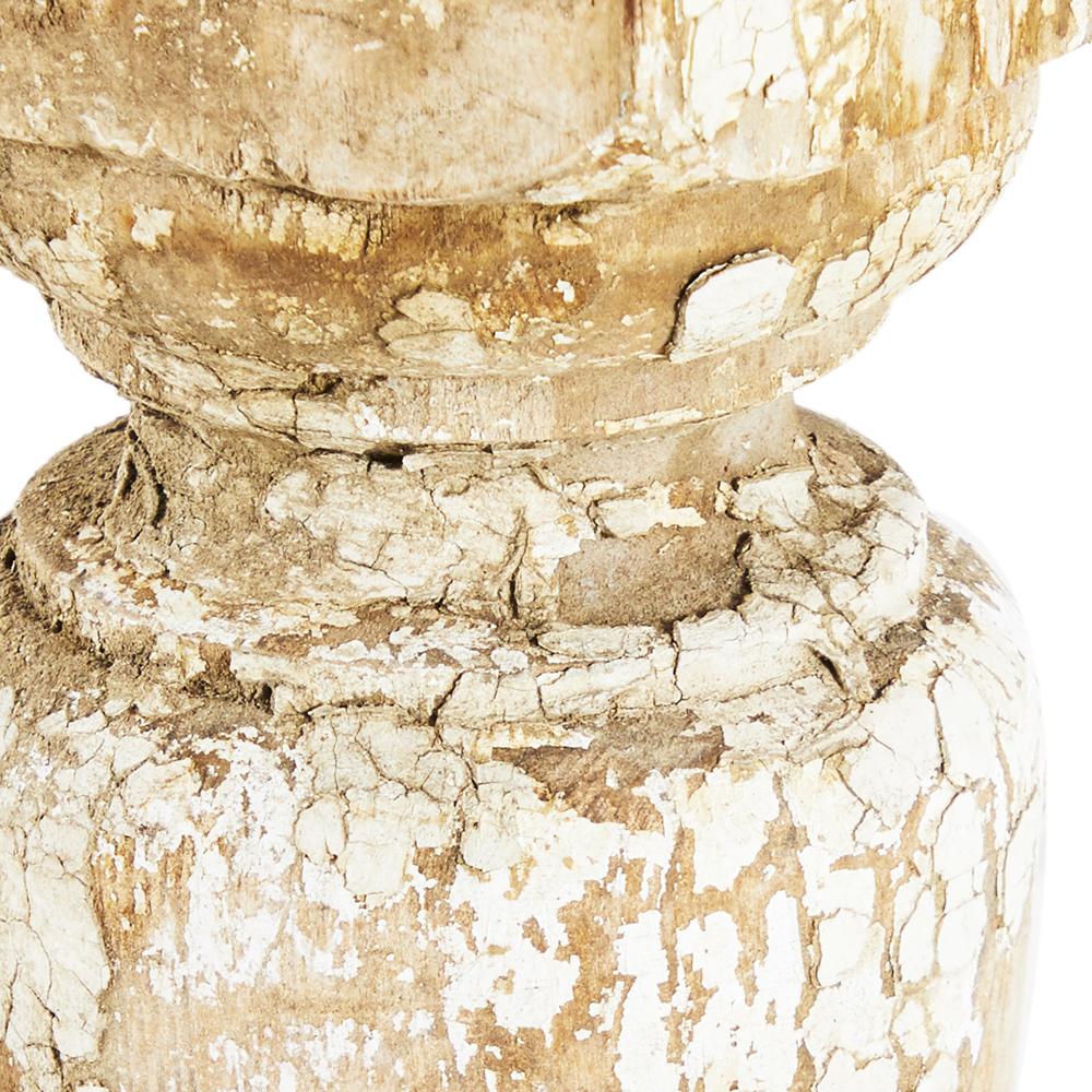 White Aged Wooden Column (A+D)