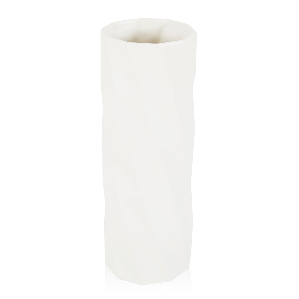White Twisted Vase (A+D)