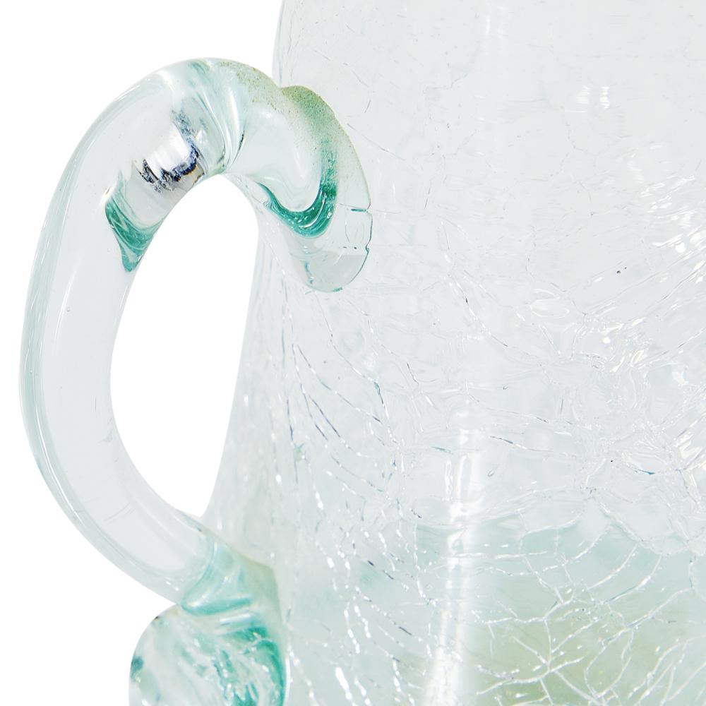 Green Aqua Glass Pitcher (A+D)