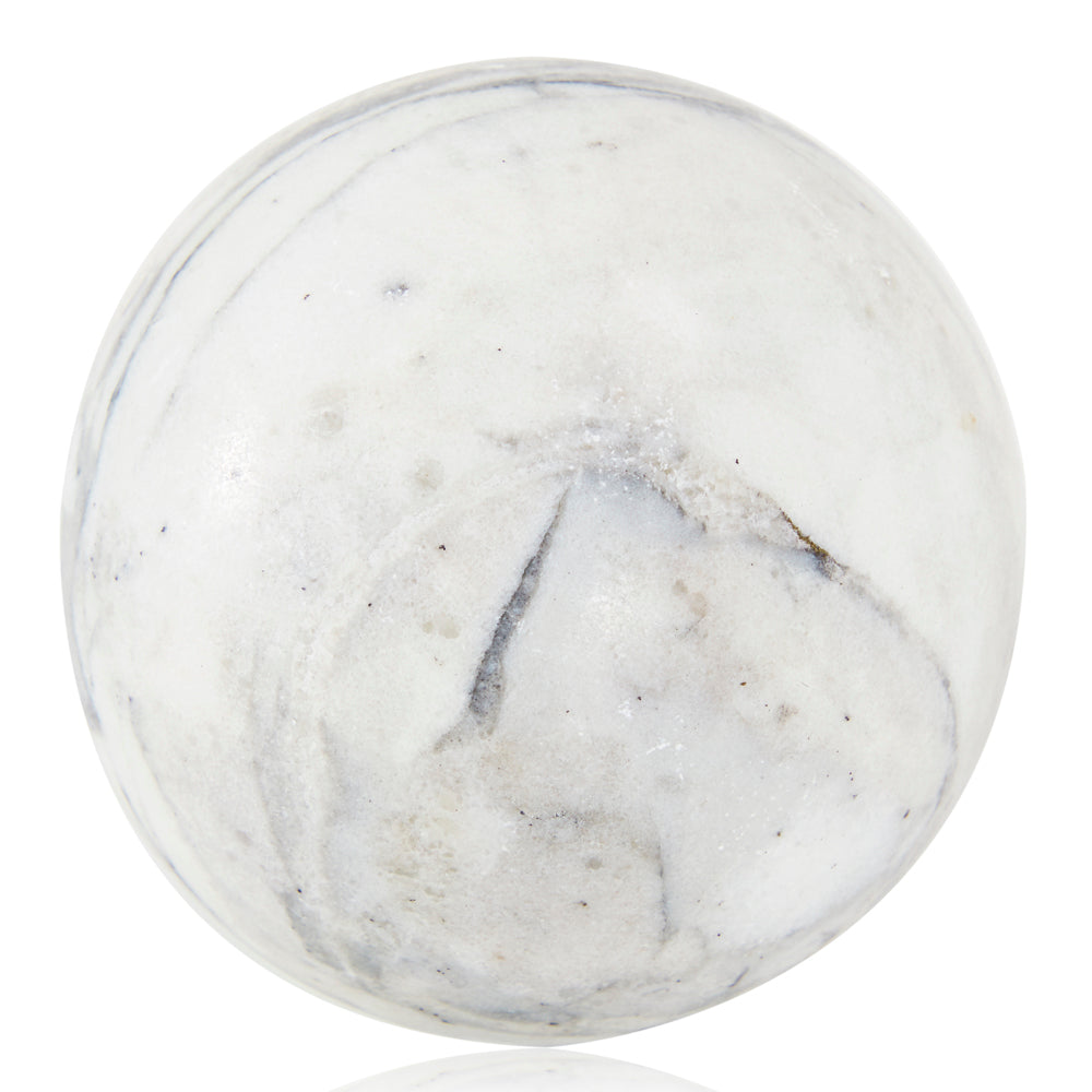 White Smooth Marble Sphere (A+D)