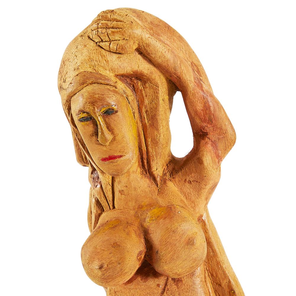 Wood Light Mermaid Figurine (A+D)