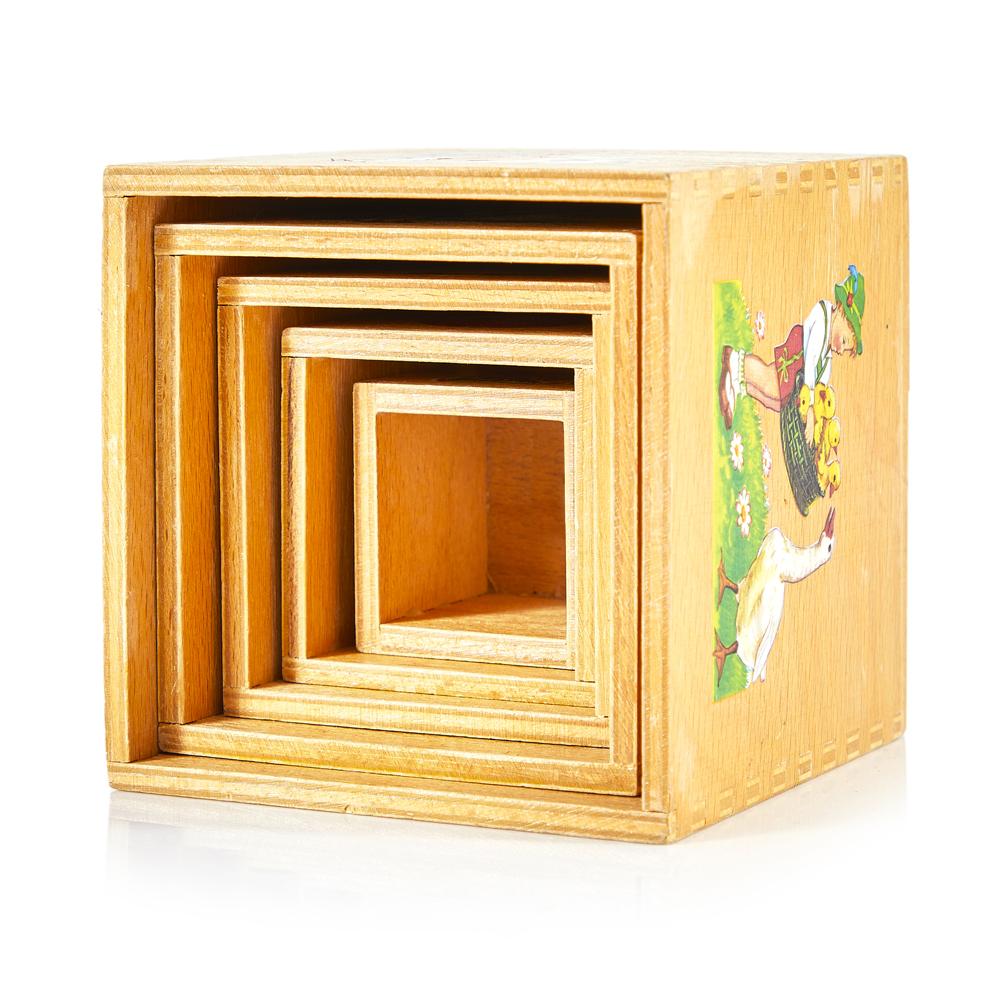 Wood Stacking Toy Box Set (A+D)