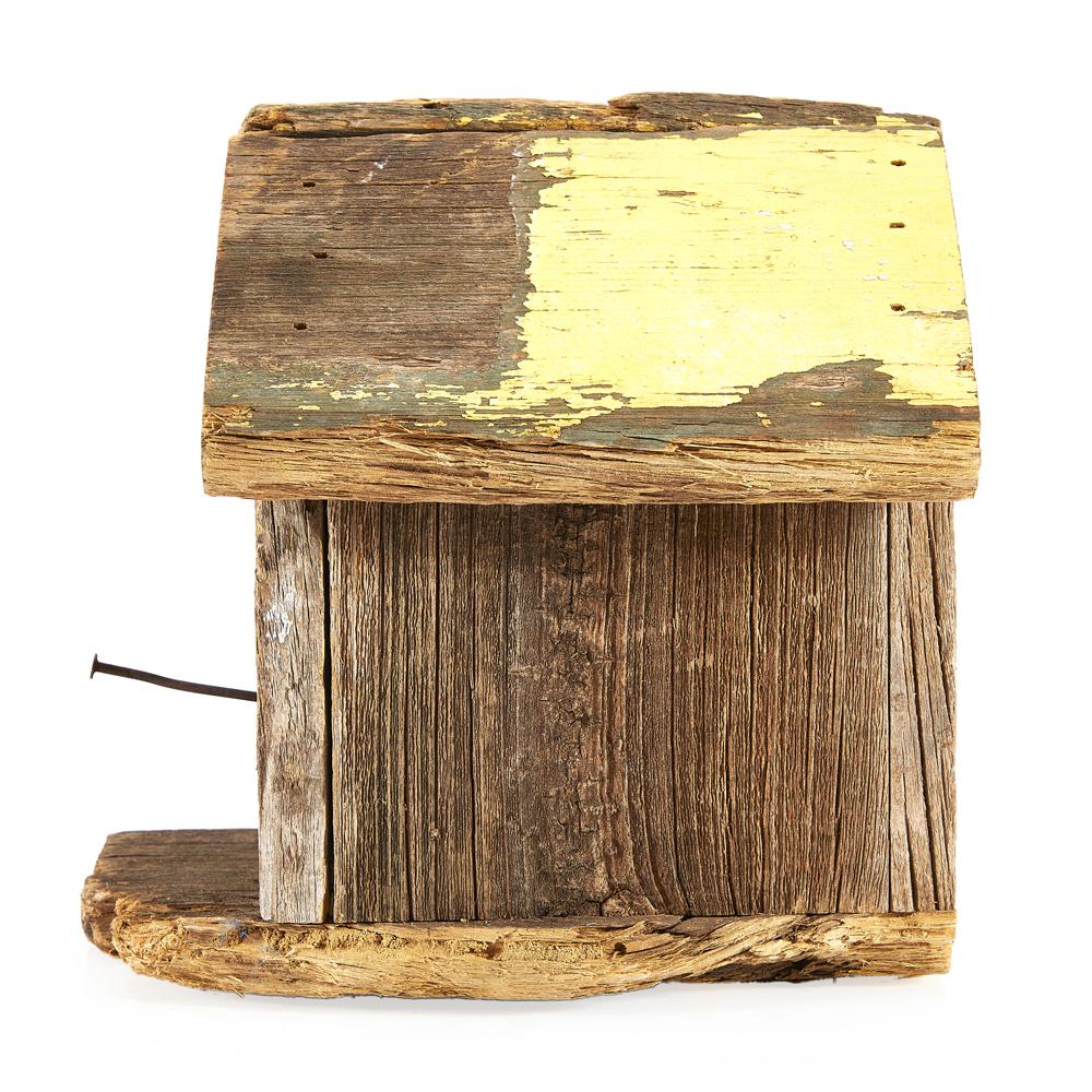 Wood Dark Bird House (A+D)