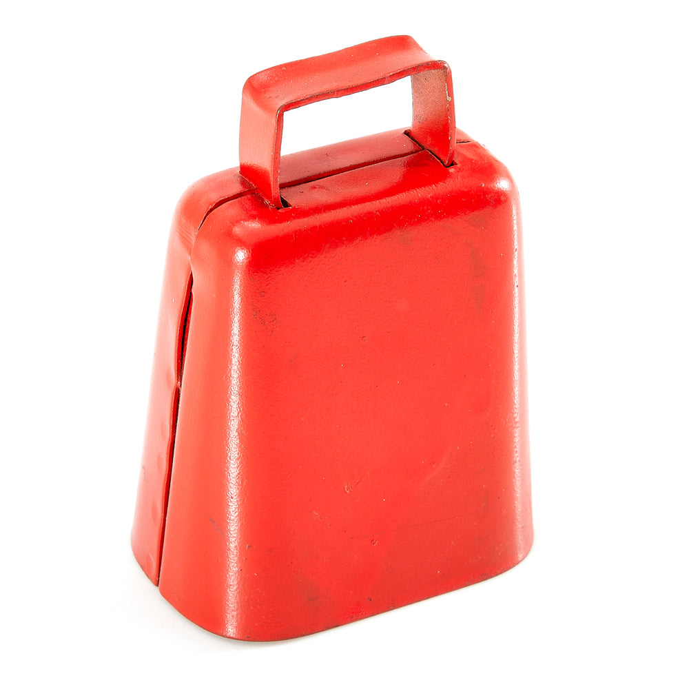 Red Metal Cowbell (A+D)
