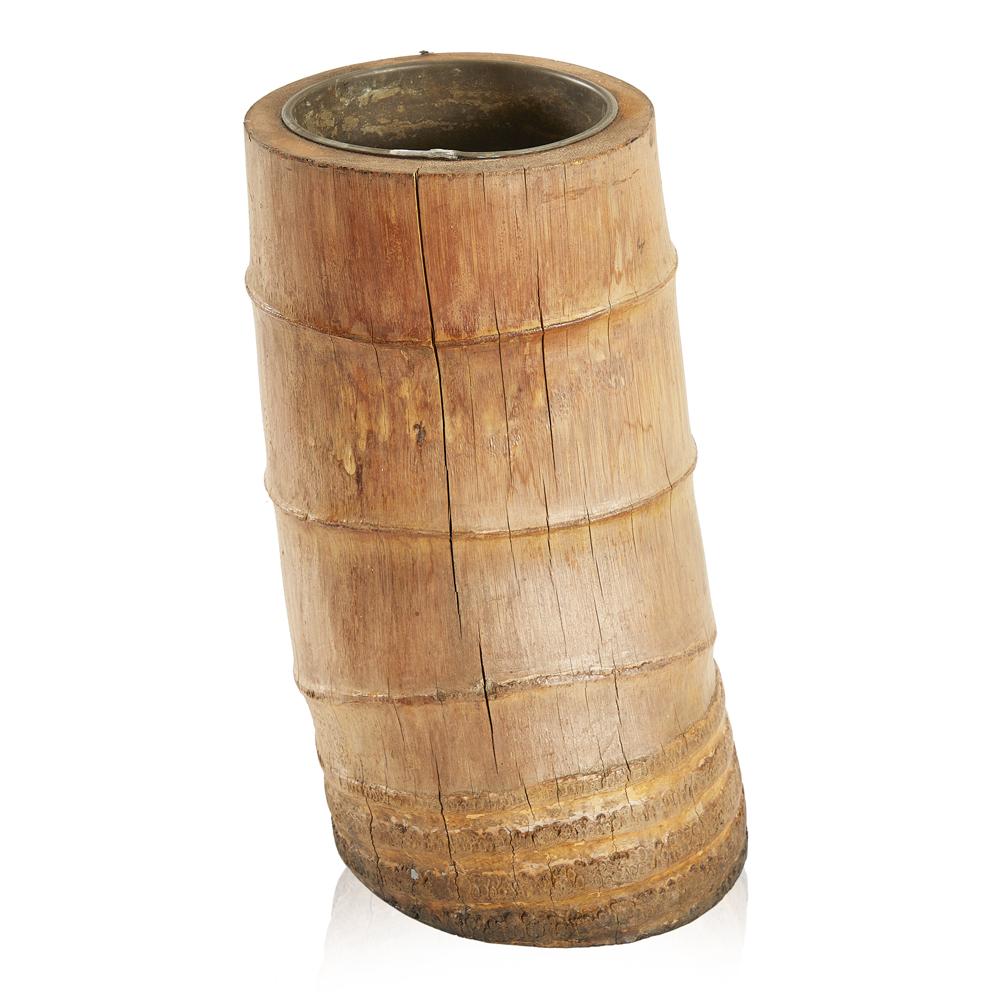 Brown Elephant Trunk Giant Bamboo Vase (A+D)