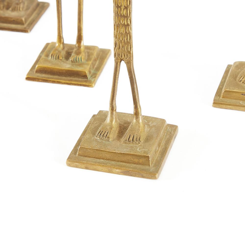 Gold Tribal Statue Set (A+D)