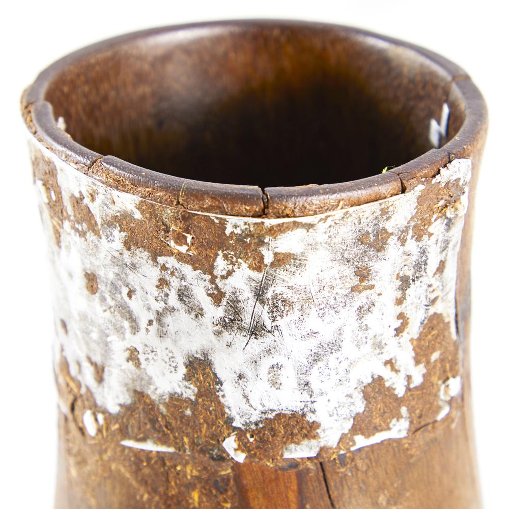 Wood Tribal Tapered Vase (A+D)
