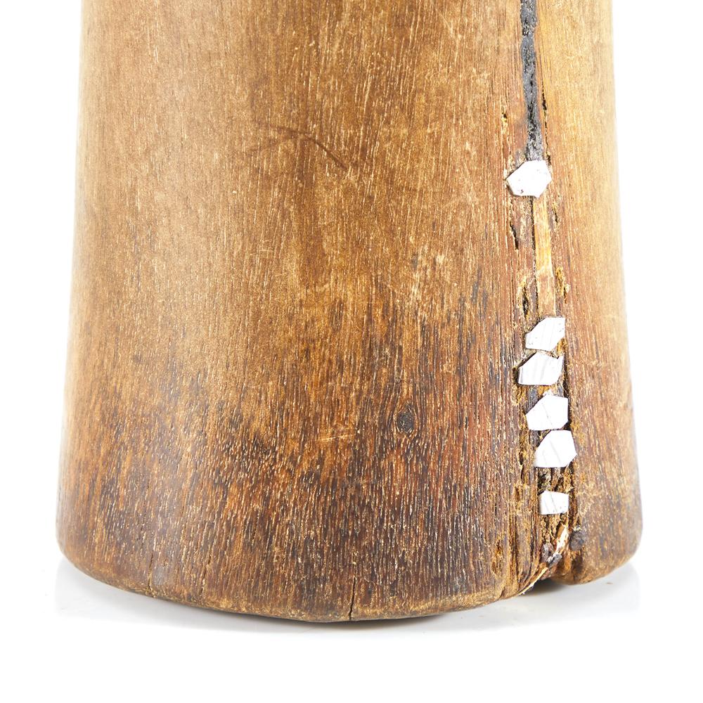 Wood Tribal Tapered Vase (A+D)