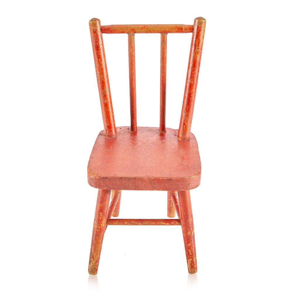 Red Miniature Chair 2 (A+D)