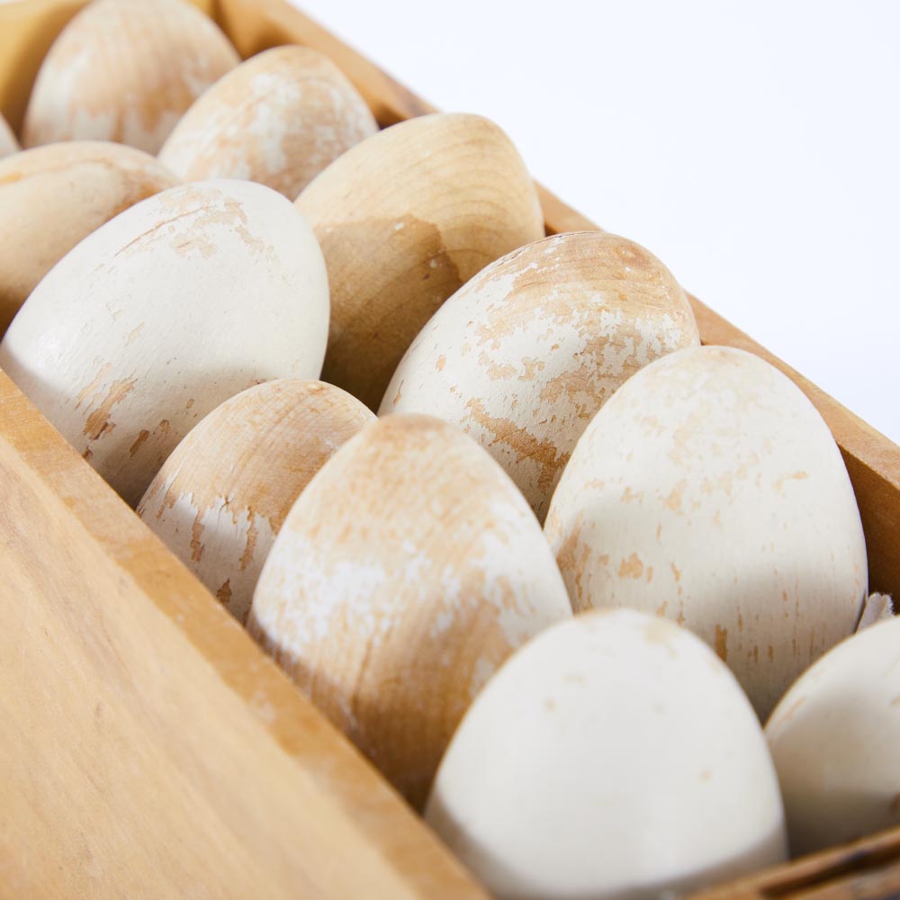 Wood Light Dozen Eggs (A+D)