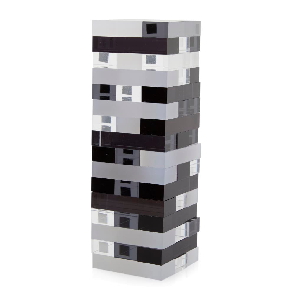 Black Acrylic Jenga Set (A+D)
