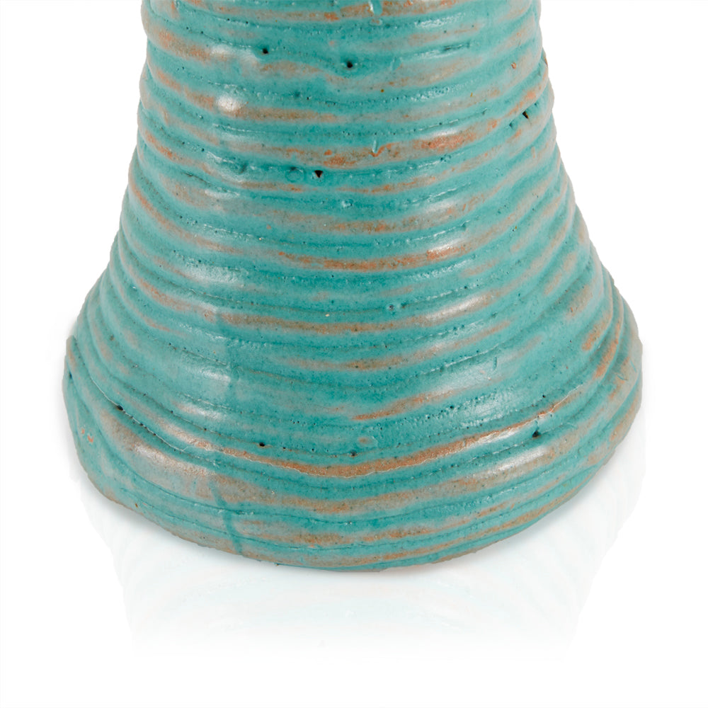 Blue Ceramic Bottle Vase (A+D)