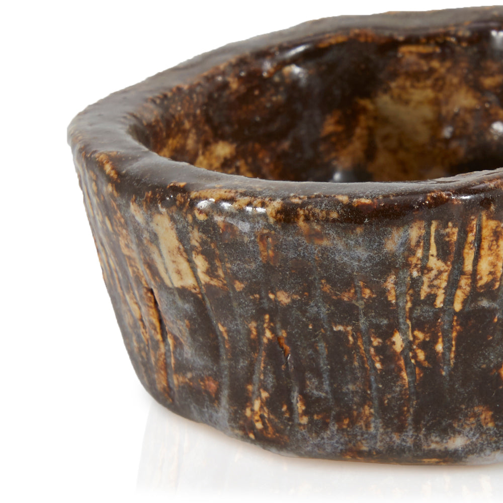 Brown Pinch Pot Bowl (A+D)
