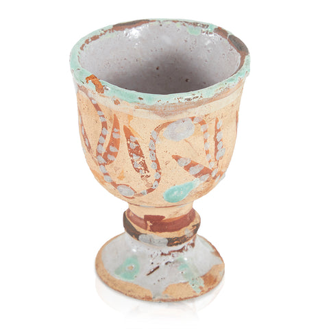 Terracotta Ceramic Goblet (A+D)