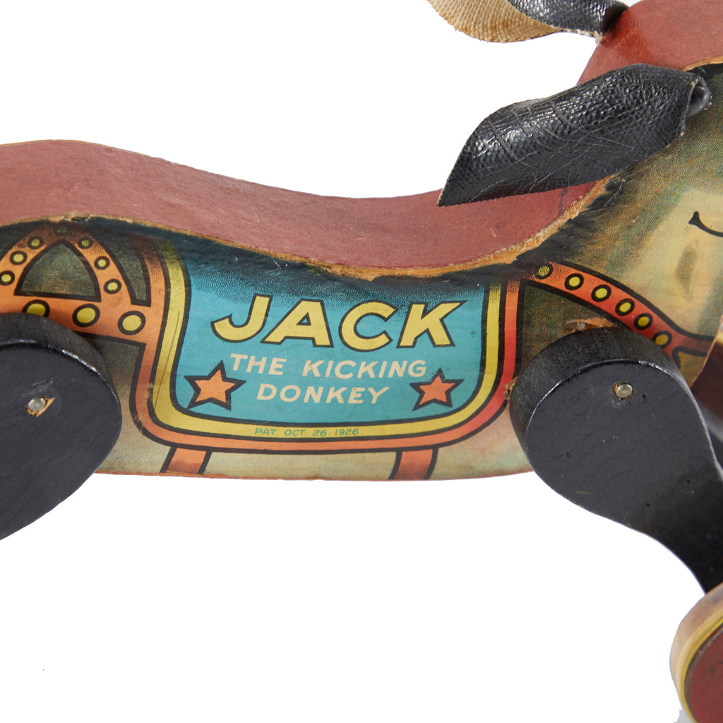 Brown White Kicking Donkey Toy (A+D)