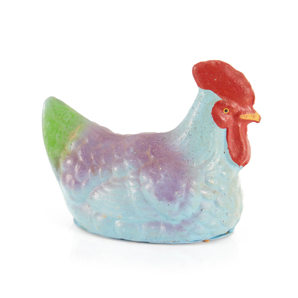 Blue Ceramic Rooster (A+D)