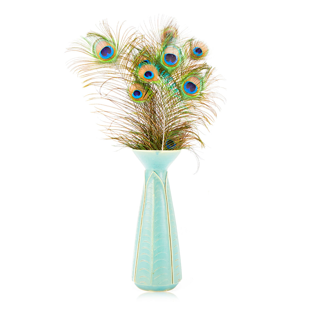 Blue Ceramic Vase (A+D)