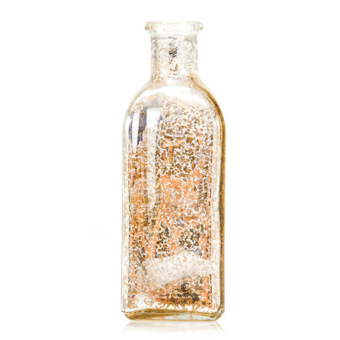 Clear Metallic Decanter Vase (A+D)