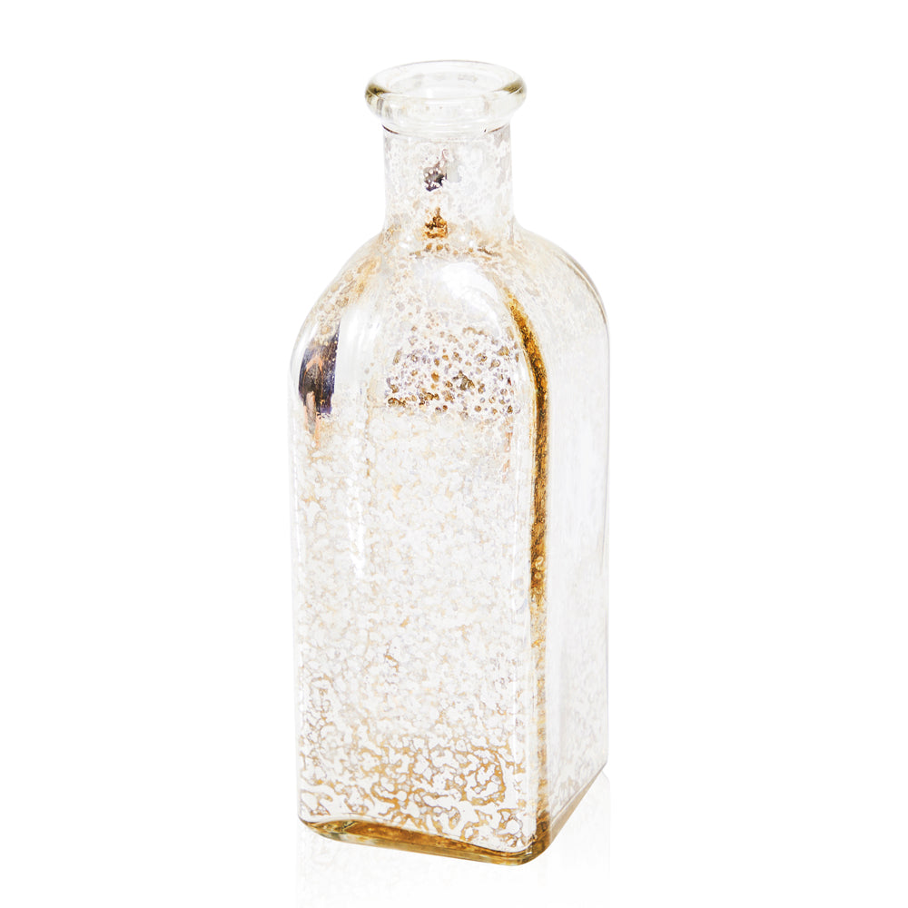 Clear Metallic Decanter Vase (A+D)
