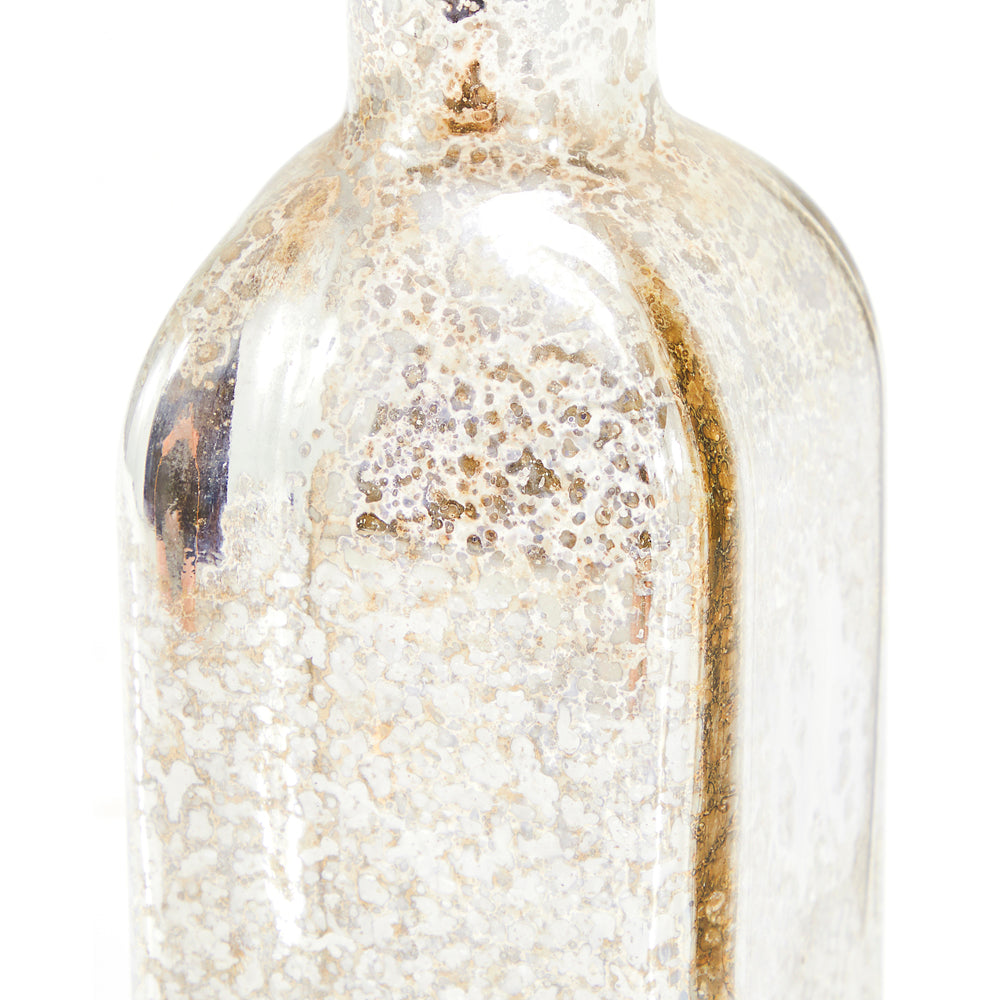Clear Metallic Decanter Vase (A+D)