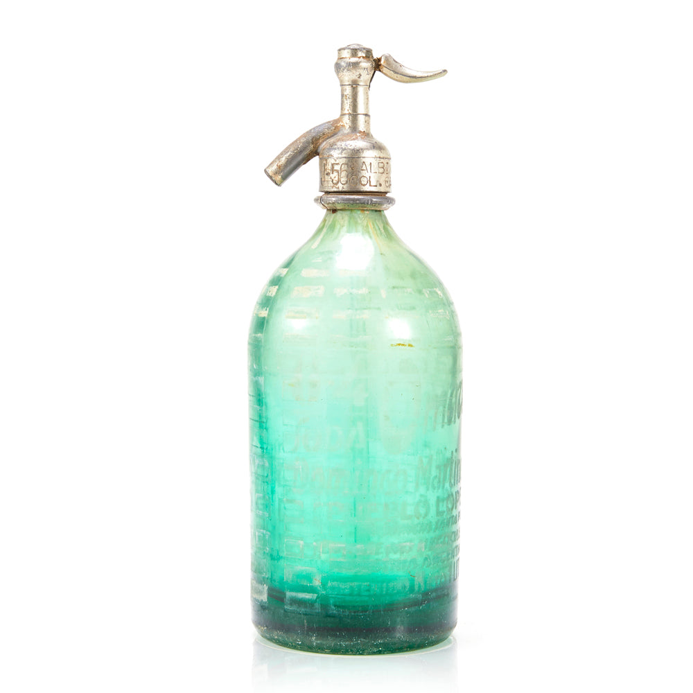Multi Glass Seltzer Bottle - Turquoise (A+D)
