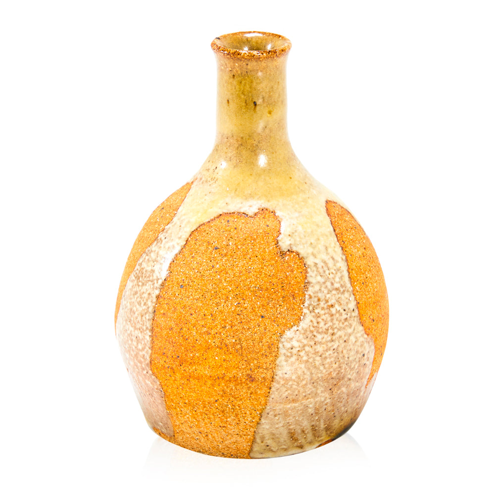 Orange  Ceramic Vase (A+D)