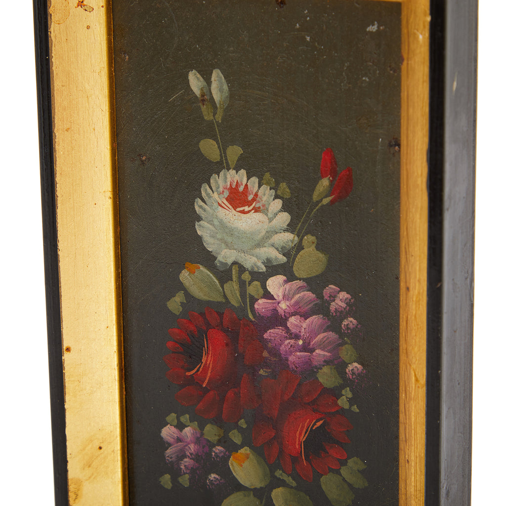 00.26 (A+D) Multi-Color Gold Framed Flower Painting