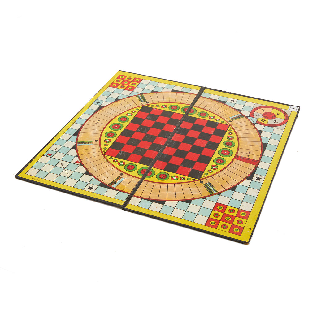 Multi Checkers and Parcheesi Board (A+D)