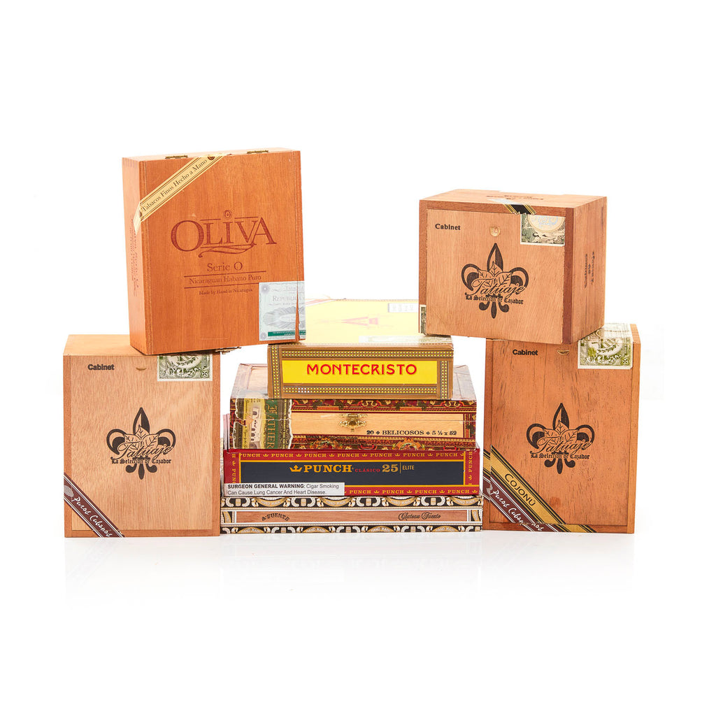 Wood 'Nat Cicco' Grande Cigar Box (A+D)