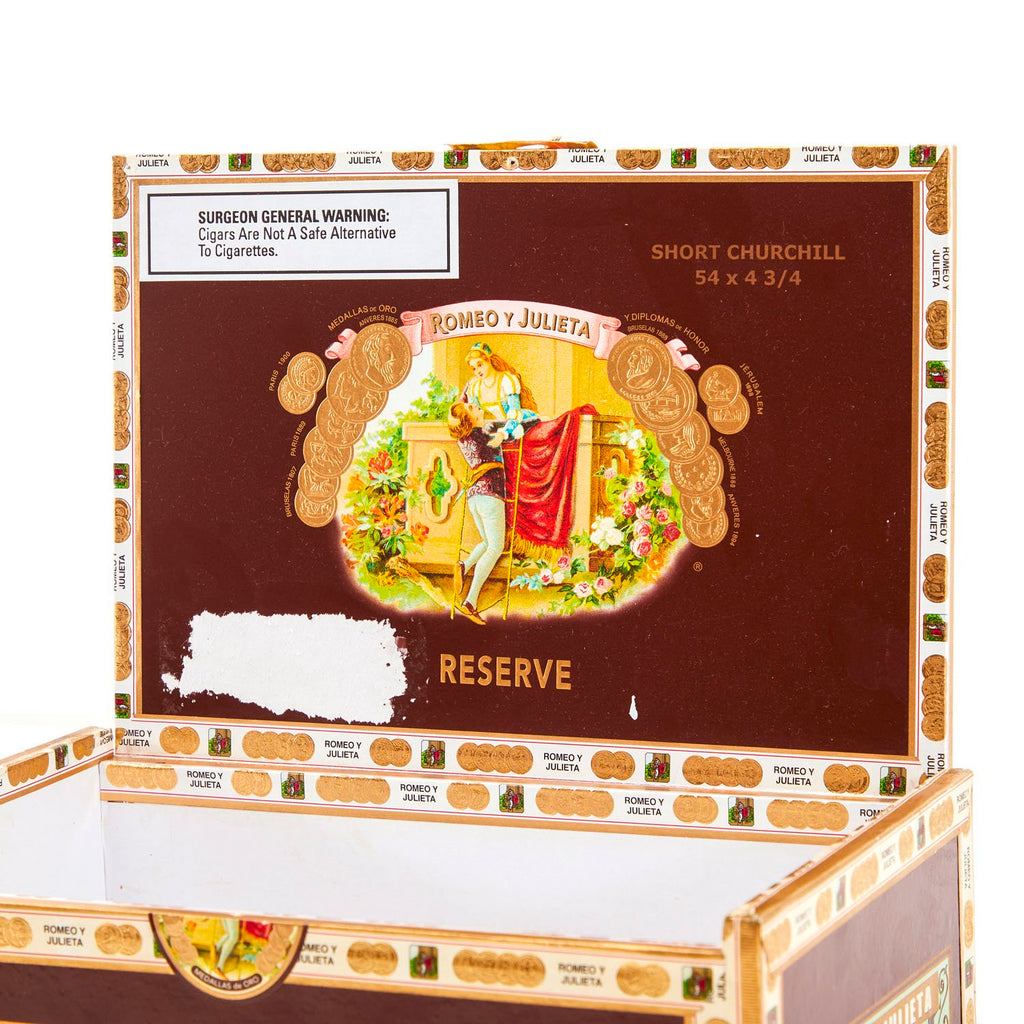 Brown 'Romeo Y Julieta' Cigar Box Large (A+D)