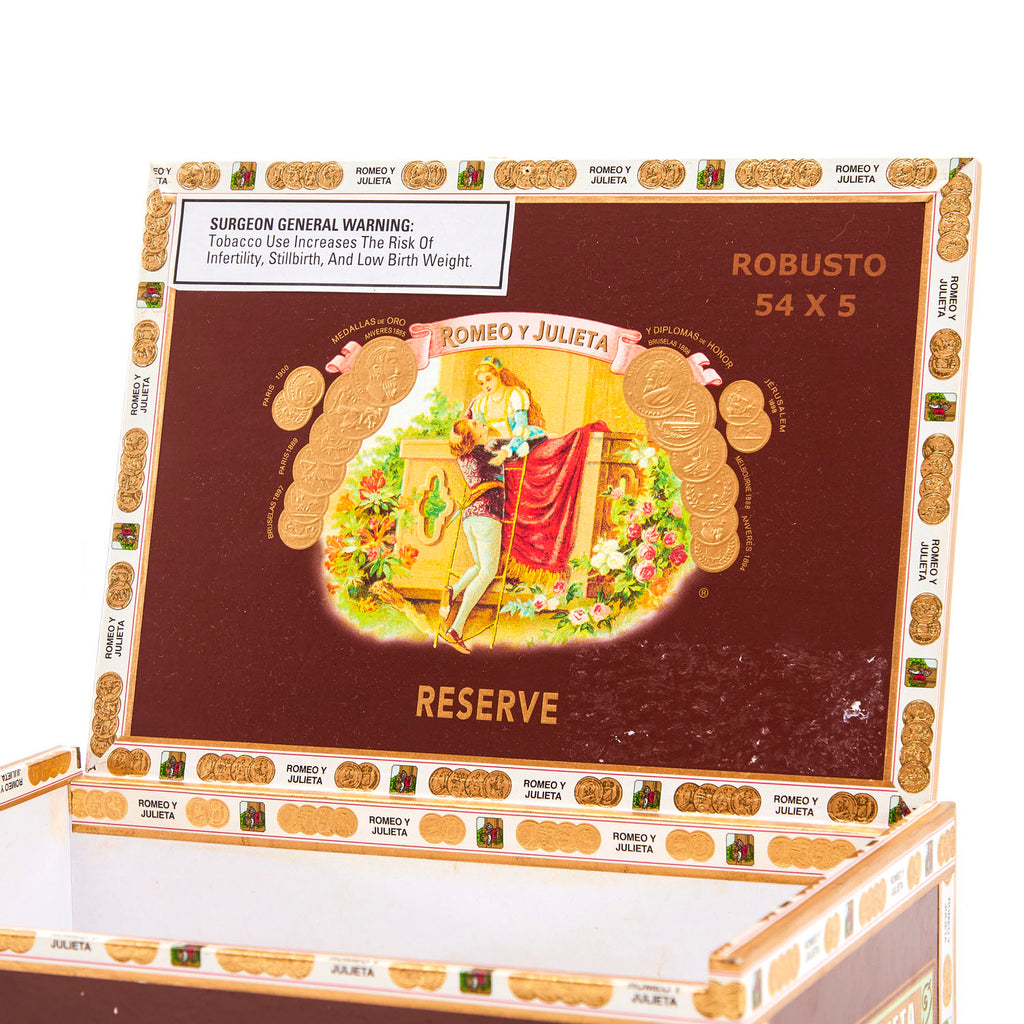 Brown 'Romeo Y Julieta' Cigar Box Small (A+D)
