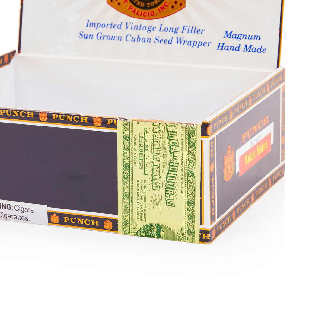 Black 'Punch' Magnum Cigar Box (A+D)